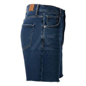 Shorts de mezclilla de algodón para hombre, corte relajado, para el día a día, cómodos para clima cálido, con un look moderno y urbano. - Product Image 5