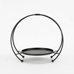 2 <b>Tier</b> Buffet Server Black <b>Cake</b> Stand Dessert Stand Fruit Bowl Cupcake <b>Cake</b> Stand Tray Fruit Server Party Decor Accessories - Product Image 6