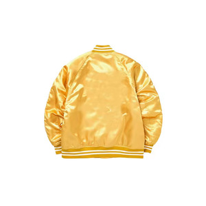 Chaquetas de satén bordadas 2025, precio barato de alta calidad, botón cálido, chaquetas de satén personalizadas para hombre al por mayor - Product Image 2