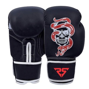 Top Fashion Sublimation Printed Men Guantes de boxeo Venta al por mayor Guantes deportivos de boxeo de alta calidad Guantes de boxeo de entrenamiento - Product Image 2