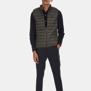 Top qualité hiver sans manches bouffant gilet veste Logo personnalisé respirant confortable bulle hommes bouffant gilets personnalisés - Product Image 4