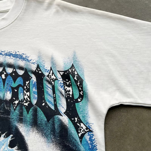 T-shirt personnalisé poids lourd Boxy nouvelle mode 100% coton brodé surdimensionné uni vêtements de rue vierges vêtements pour hommes tricotés - Product Image 4