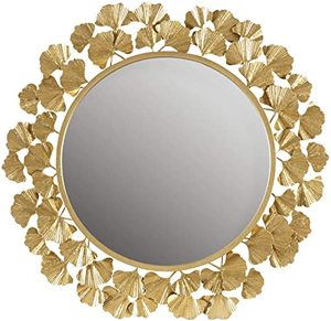 Well Selling Iron <b>Mirror</b> Art <b>Irregular</b> Circular Living Room Metal Frame Wall <b>Mirror</b> Decor Christmas Vintage Luxury Space Casual - Product Image 2