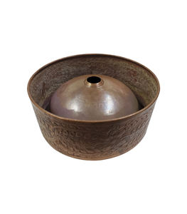 Artisan Glow Brass Antique Embossed Leaf Copper Kitchen Sink Organizer <b>Home</b> <b>Storage</b> Eco-Friendly Wall Mount Customizable Durable - Product Image 5