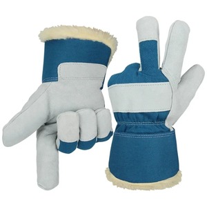 Guantes deportivos de cuero profesionales de gran venta, guantes mecánicos de seguridad en el trabajo para rescate de campos petrolíferos, guantes de cuero de alta calidad - Product Image 3