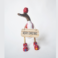 Figurines de canard en bambou écologiques, faites à la main, couleur personnalisée, design Art Déco, décoration de luxe pour mariage et décoration intérieure