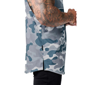 Custom Sleeveless Cotton Compression <b>Hoodie</b> for Men Running Tank Top Summer Use 100% Cotton Plain Dyed Technique - Product Image 4