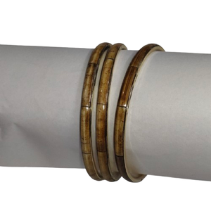 Brazaletes con Incrustaciones de Madreperla Natural, Diseño de Mosaico a Cuadros de Lujo, Base de Latón, Joyería para Exportación al Por Mayor - Product Image 4