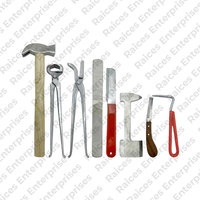 Kit de Herramientas Profesionales Personalizables de Alta Calidad para Herradores de Caballos, Kit de Cuidado y Recorte de Pezuñas, Reutilizable, de Acero Inoxidable
