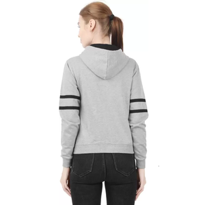 Jersey de proveedor de Bangladesh, sudaderas con capucha y sudadera de mujer de talla grande a la moda, sudaderas con capucha de Color sólido de diseño personalizado para mujer - Product Image 5