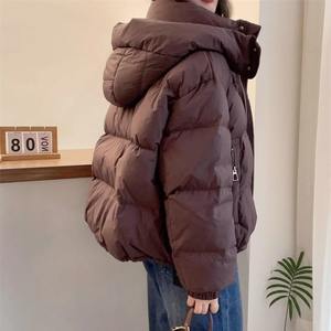 Femmes Coton Parkas Capuche Hiver Oversize Manteau Épais Chaud Loose Puffer Veste Femme Solide Mode Zipper Outwear - Product Image 4