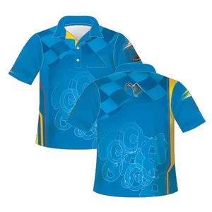 Polo con estampado personalizado por sublimación para hombre OEM/ODM tejido de poliéster transpirable al por mayor uniforme corporativo/de equipo - Product Image 2