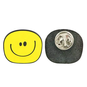 Pin Metá<span class=keywords><strong>lico</strong></span> Carino Perno con Diseño de Sonrisa, Imán de Metal, Pin de Solapa con Logotipo de Baréin, Imán con Reverso Magnético - Product Image 1
