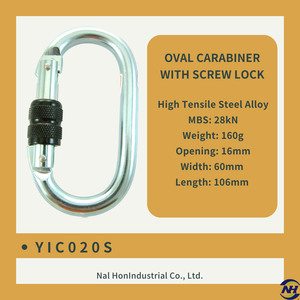 Mosquetón ovalado YIC020S - Product Image 2