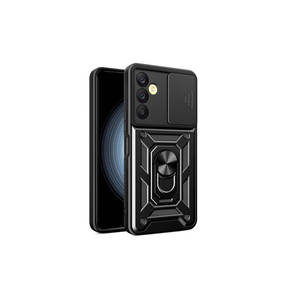 Étui de protection magnétique JoieCreatif pour appareil photo Samsung Galaxy A25, coque coulissante Vega noire en silicone - Product Image 1