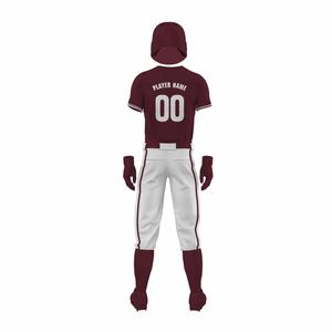 Nuevo diseño transpirable uniforme de béisbol al por mayor de alta calidad uniforme de béisbol sublimación traje de béisbol - Product Image 3