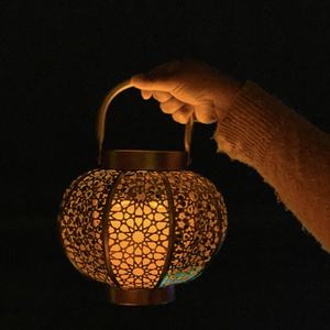 Suministro directo de fábrica Linternas de metal marroquíes Venta caliente Inicio Decorativo Metal Candelabros Frascos para bodas y Navidad - Product Image 6