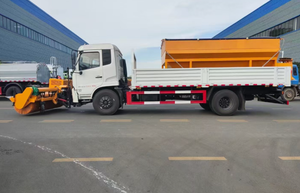 รถบรรทุกตักหิมะ DONGFENG 4*2 เกียร์ธรรมดา ยูโร 5 พร้อมใบมีดตักหิมะและระบบพ่นเกลือละลายหิมะ ขนาด 8-12 ลูกบาศก์เมตร ลดราคา - Product Image 1
