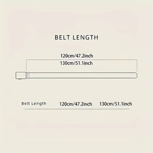 Ceintures en cuir véritable pour hommes, ceinture personnalisée pour hommes à boucle en cuivre à double épingle, tendance - Product Image 6