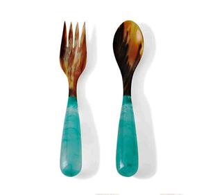 Utensilios de Cocina de Madera, Juego de Servidores de Ensalada de Madera Natural con 2 Espátulas, Utensilios Hechos a Mano Sostenibles - Product Image 6