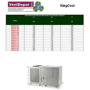 เครื่องปรับอากาศแบบท่อพร้อมครีบ MXKGC-021, 240000BTU, 20 - Product Image 3