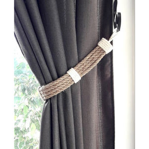 Rope Curtain Holder Tieback Buckle Clip for Hanging Curtain Holding <b>Home</b> Hotel and Restaurant Indoor Curtain Holdback - Product Image 3