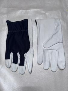 Cómodos guantes de conductor de cuero para trabajo de montaje de seguridad de piel de cabra para construcción Industrial - Product Image 2