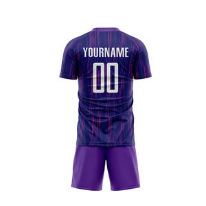 Camisetas de Fútbol Transpirables y Ecológicas 100% Poliéster, Personalizadas con Nombre y Colores del Equipo, Uniformes de Entrenamiento de Fútbol al por Mayor - Product Image 3