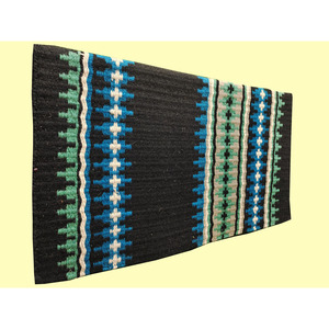 Manta de lana multicolor para silla de montar estilo western de Nueva Zelanda de ASHMIRA EQUESTRIAN para equitación - Calidad extrema, precio mayorista - Product Image 1