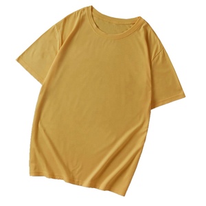 Camiseta de cuello redondo para hombre, Camisa lisa personalizada de alta calidad, ajustada, para gimnasio, Color sólido, novedad, venta al por mayor - Product Image 1