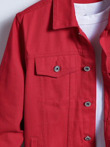 Custom Denim Jackets for <b>Men</b> Acid Washed for <b>Men</b> With Full Customization Custom Sport Style <b>Men's</b> <b>Jeans</b> Jacket Outdoor Wear - Product Image 5