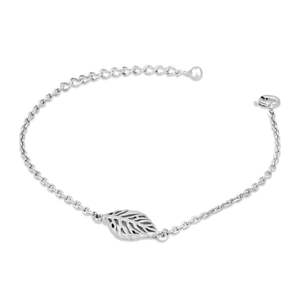 NOVAMART Fine Zarkan Linear Silver <b>Bracelet</b> with Leaf Cut Diamond Elegant <b>Bangles</b> & <b>Bracelets</b> Collection Wholesale Export - Product Image 3