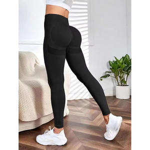 Leggings personnalisés de qualité supérieure pour femmes à vendre Nouveau design Leggings élastiques à taille haute pour femmes - Product Image 3