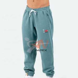 Custom Logo Cotton Oversized Jogger Men High Quality Mens Gym Joggers Fleece Lounge Men Jogger Sweatpants - Product Image 1