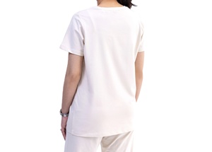 T-shirts unisexes à manches longues en coton 100% 200 g/m², écologiques, décontractés, avec impression de logo personnalisée en gros, qualité supérieure - Product Image 2