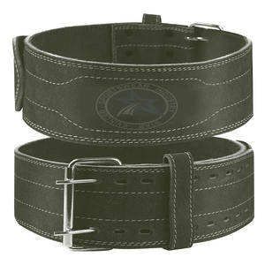 Cinturón de gimnasio de levantamiento de pesas de Cuero 100% de alta calidad, venta al por mayor, logotipo personalizado, potencia de Fitness duradera resistente - Product Image 3