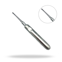 Backbend Holmstrom Notch Dental Surgical Elevator Manual Stainless Steel Tahan Korosi untuk Pencabutan Gigi dan Elevasi Akar.