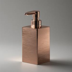 Distributeur de savon en acier inoxydable décoratif avec effet marbre, design moderne et luxueux, structure durable pour des maisons esthétiques, fiable et durable - Product Image 1