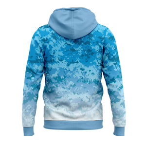 Service OEM, sweats à capuche pour hommes personnalisés par sublimation, style zippé, pour l'hiver - Product Image 2