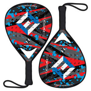 Raqueta de Tenis de Playa de Alta Calidad, Raqueta de Paddleball de Fibra de Carbono con Forma de Diamante, Fabricada en Pakistán - Product Image 4