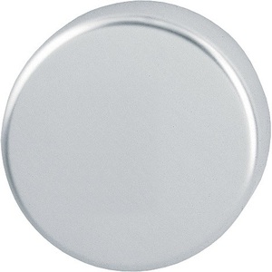 Paire de rosettes en aluminium 42KVS F1/couleur naturelle, épaisseur de la rosette 9 mm, rondes, BLIND HOPPE, accessoires d'intérieur - Product Image 1
