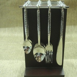 Soporte para cubiertos de madera de la mejor calidad Caddy de madera de alta demanda a precio barato Soporte para cuchara - Product Image 4