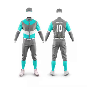 Nouvel uniforme de baseball Logo personnalisé-Conception et couleur Uniforme de baseball américain de haute qualité entièrement sublimation - Product Image 3