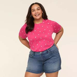 T-shirts d'été personnalisés de taille américaine pour femmes OEM/ODM vente en gros de t-shirts pour femmes vêtements Valley T Shirt vêtements en vrac Bangladesh - Product Image 1