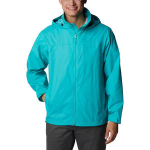 Chaqueta impermeable de carcasa dura para exteriores para hombre, con estampado de cremallera, avanzada, a prueba de viento, senderismo, montañismo, protección en capas - Product Image 1