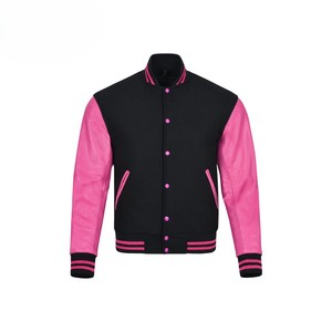 Chaqueta de béisbol con logotipo estampado personalizado GAF 100% poliéster satén deporte bordado parche diseño chaqueta de béisbol lisa - Product Image 6