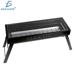 เตาปิ้งย่างไฟฟ้าพับได้แบบพกพา ปรับความสูงได้ วัสดุเหล็กกล้าคาร์บอน สำหรับบาร์บีคิวกลางแจ้ง - Product Image 4