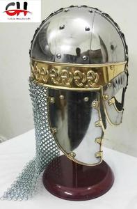 Casque d'Halloween, casque médiéval viking, armure normande, casque d'armure par Calvin Handicraft - Product Image 3