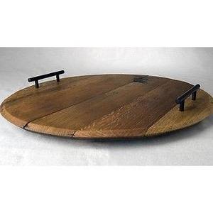 Paquete de bandeja de servicio de madera ecológica de lujo moderno Platos de servicio multifuncionales para ocasiones de boda en casa-Mínimo - Product Image 4