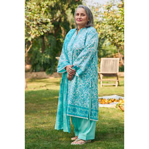 Conjunto de Traje de 3 Piezas Estampado para Mujer con Dupatta CL-52704 Modelo A - Product Image 2